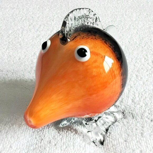 2 for 1 Mint Vintage 5 1/2" Tall Handblown & Handcrafted Fish!! - Picture 1 of 5